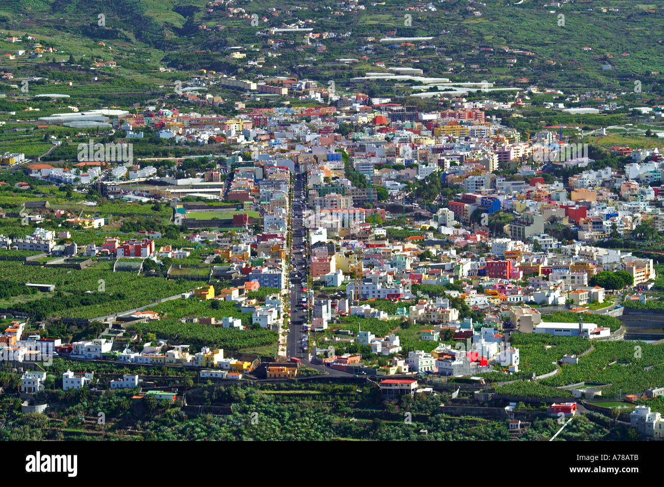 Los Llanos La Palma Aridane valley Stock Photo - Alamy