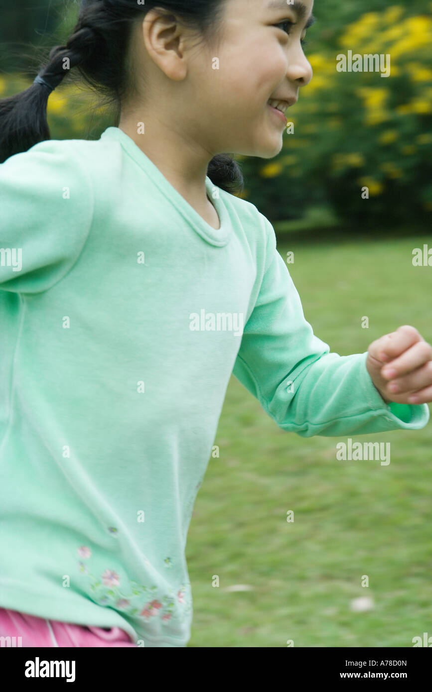 Little Girl Rushing Little girl running, close-up Stock Photo - Alamy