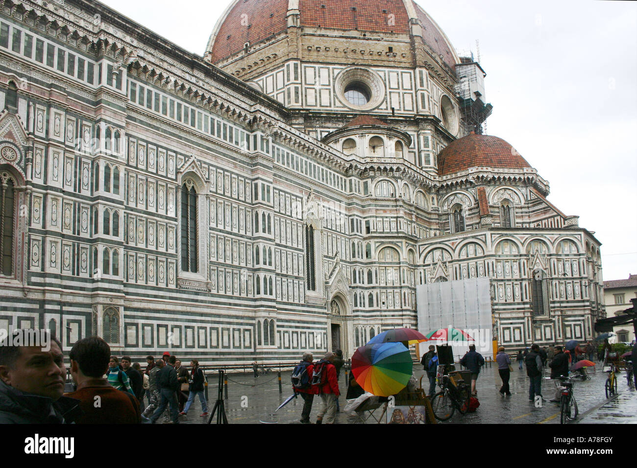 Exterior View Of The Domo Cathedral Of Florence Italy Stock Photo - Alamy