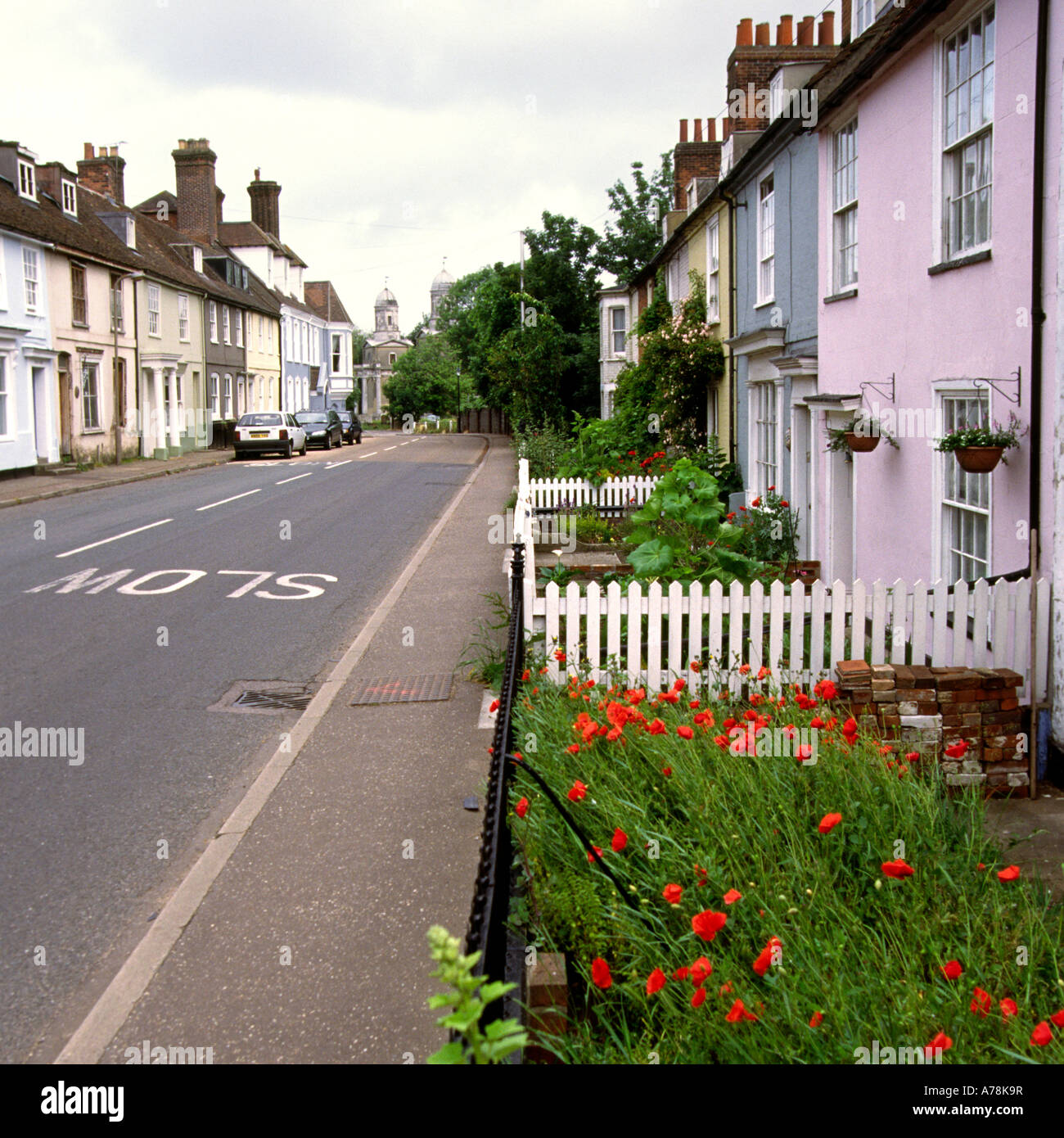 UK Essex Constable Country houses in Mistley village Stock Photo