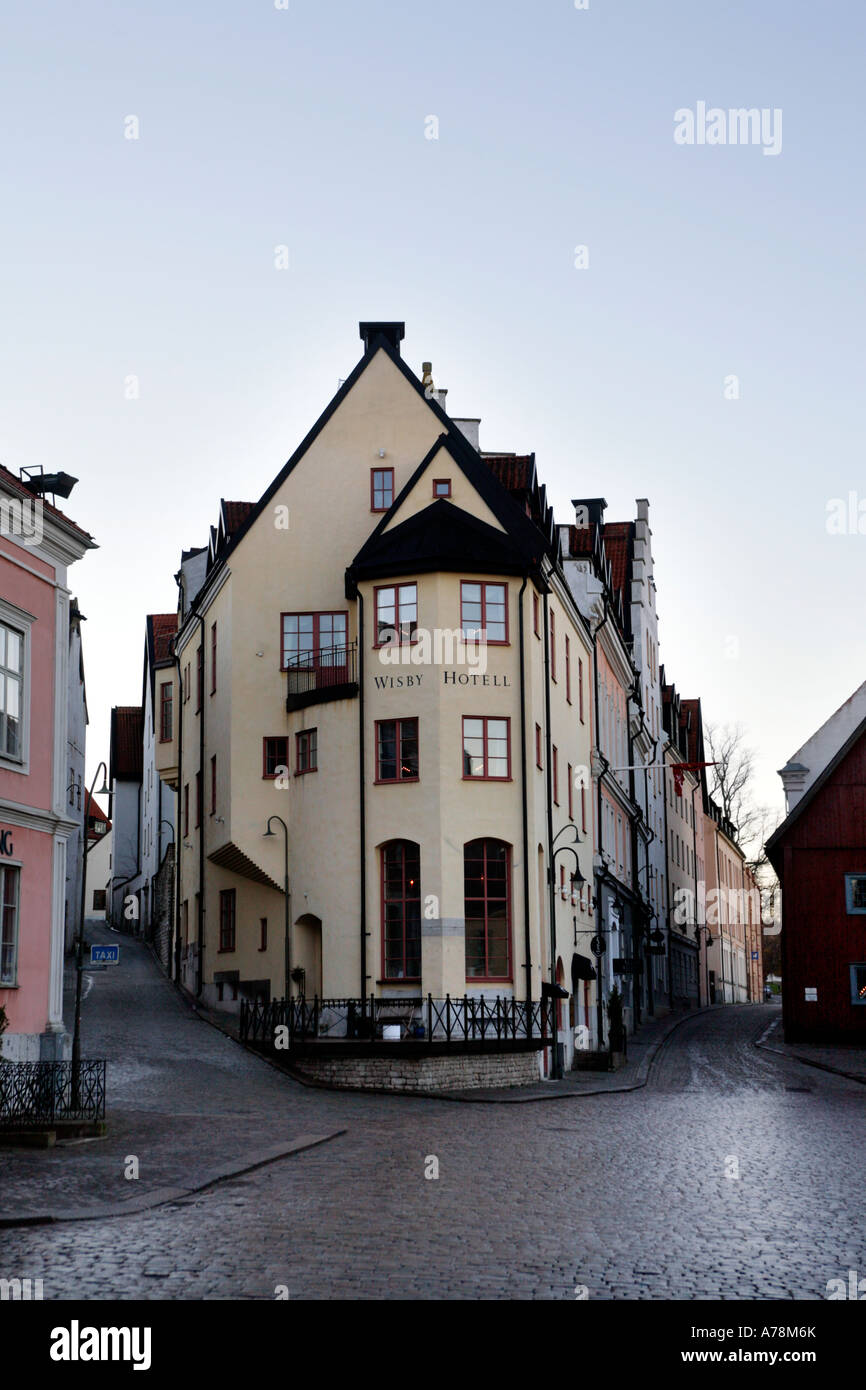 Hotel Visby in Doners Plats square Stock Photo
