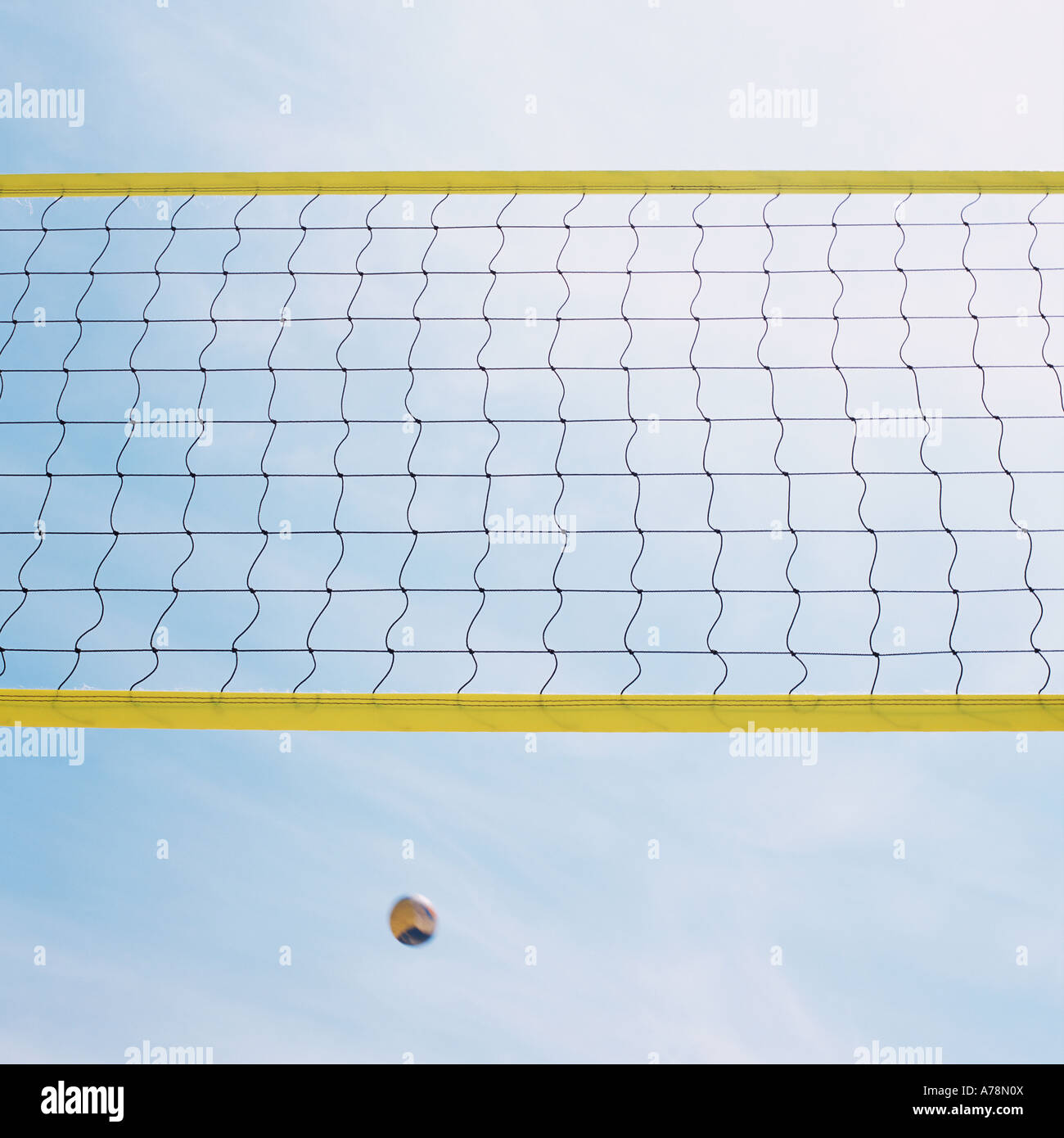Volleyball and net Stock Photo Alamy