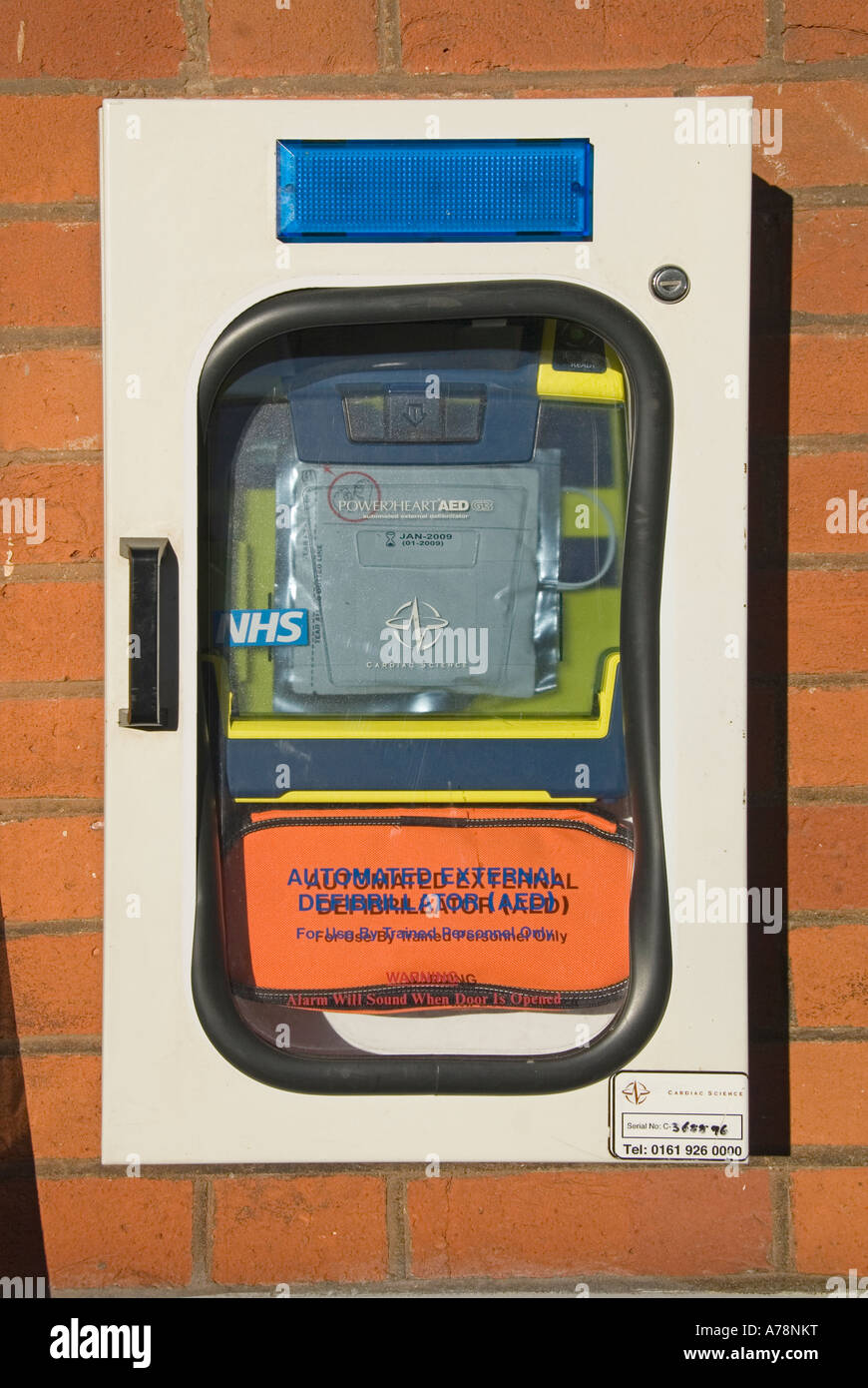 NHS heart healthcare Automated External Defibrillator AED public