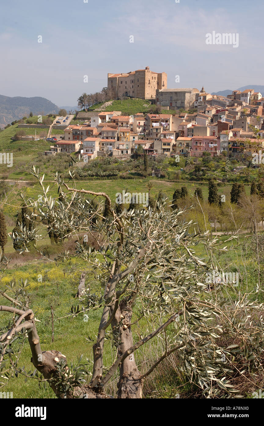 Castelbuono in Northern Sicily Stock Photo