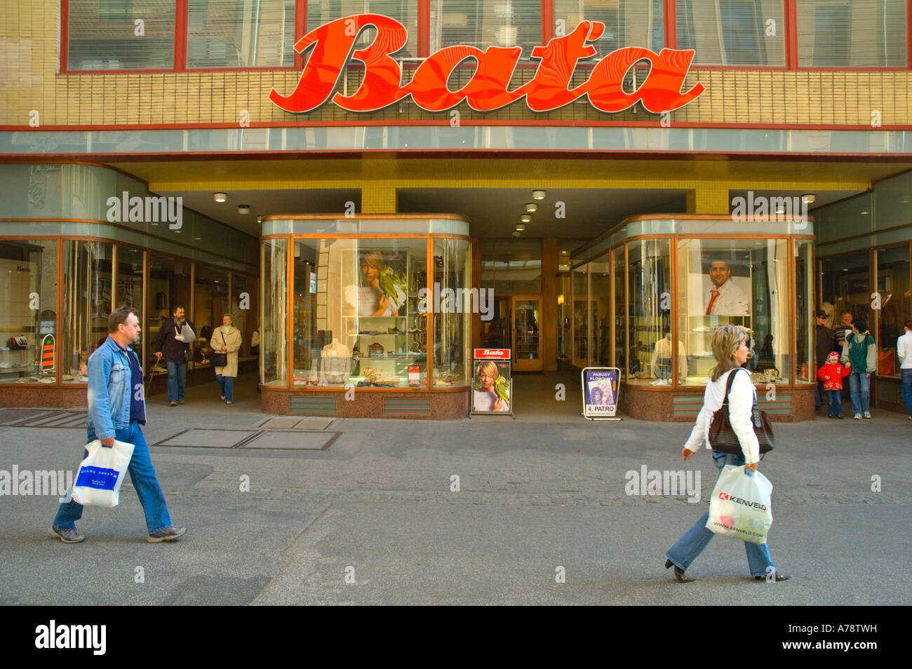 Bata shoe shop in central Brno Moravia Czech Republic EU Stock Photo - Alamy