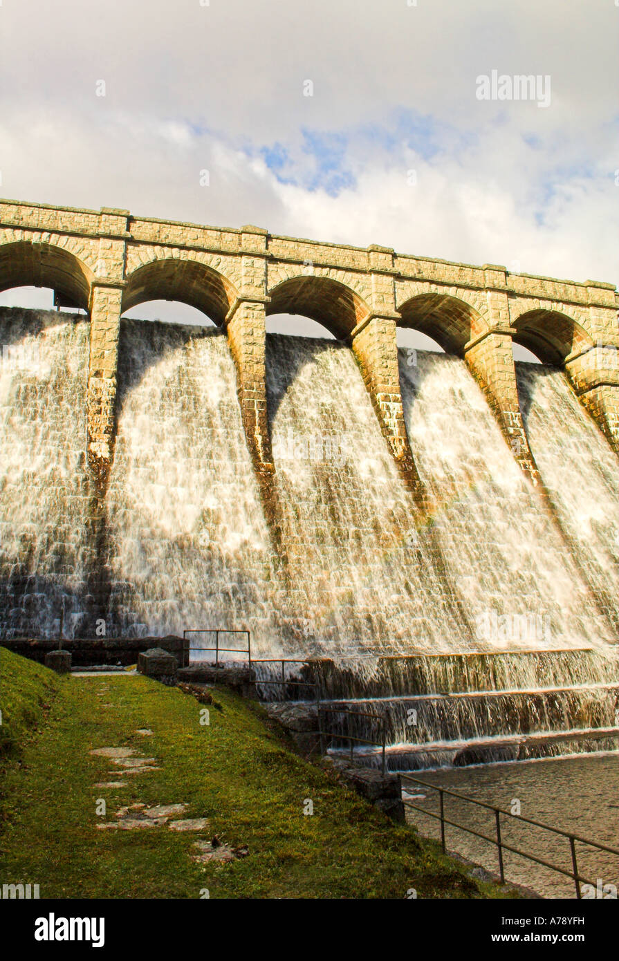 Burrator dam on Dartmoor. Devon,UK Stock Photo