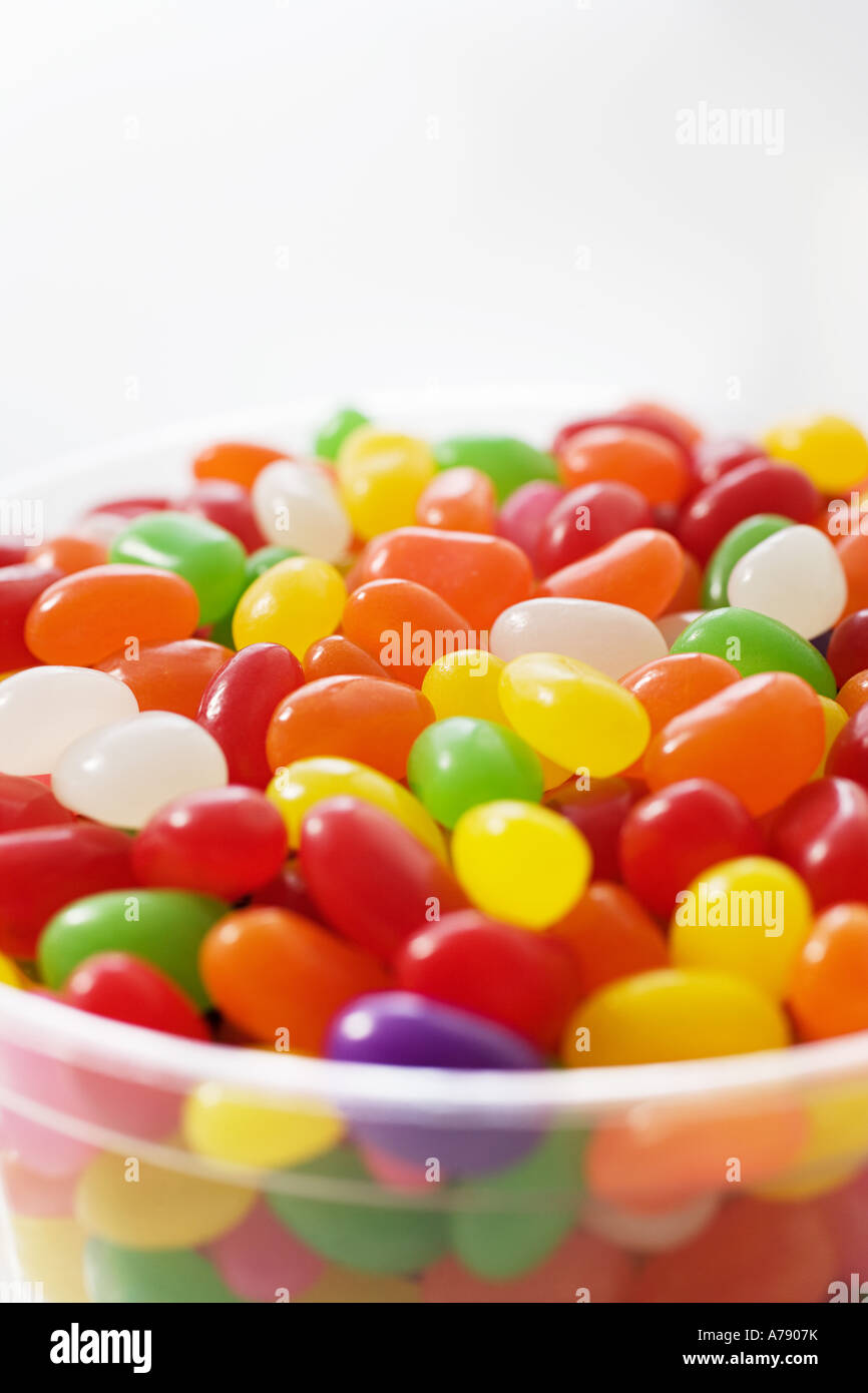 Jellybeans in a bowl Stock Photo Alamy