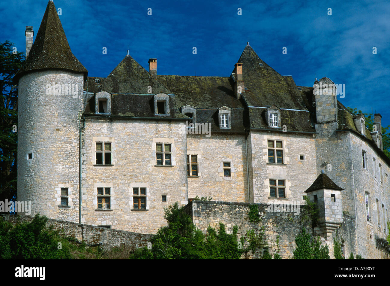 Chateau de la Treyne Dordogne France Stock Photo - Alamy