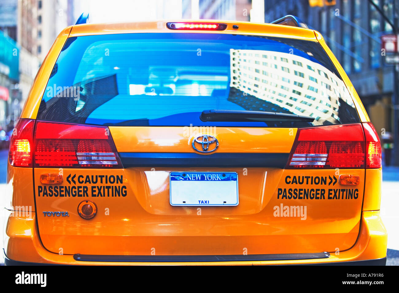 NEW YORK CITY TAXI Stock Photo Alamy