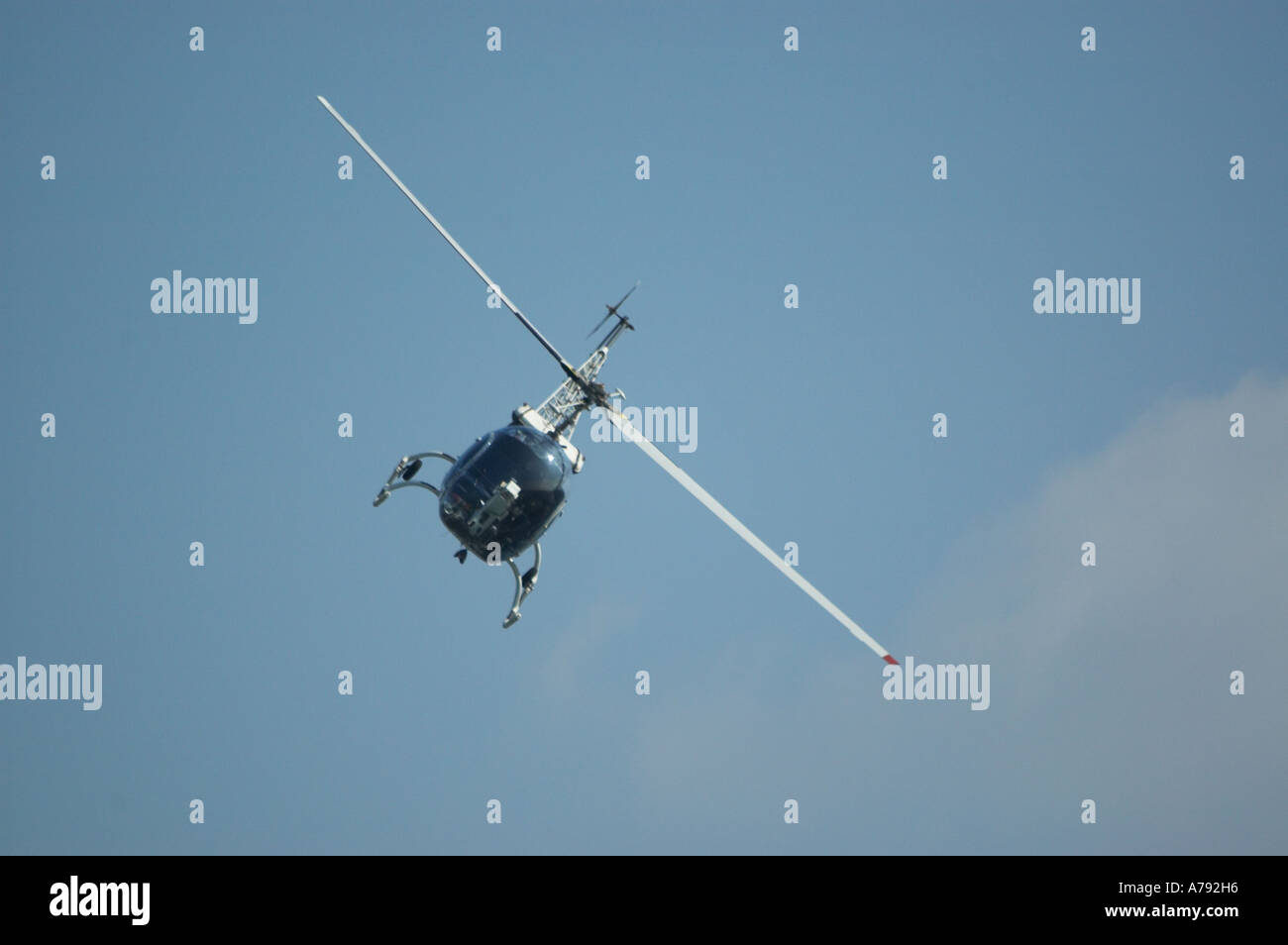 Bell 47 Helicopter Stock Photo