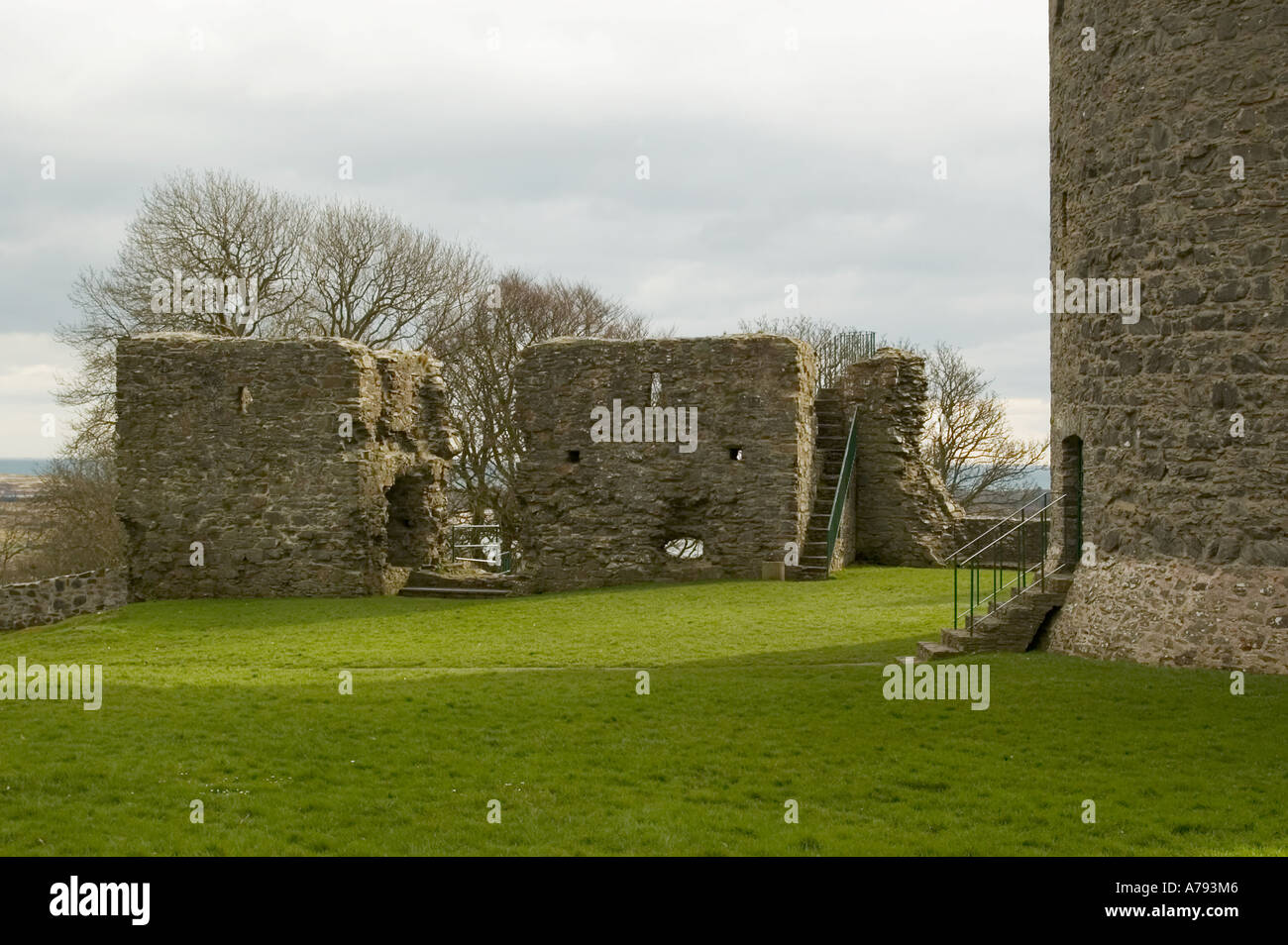 Dundrum Castle, County Down, Northern Ireland Stock Photo Alamy