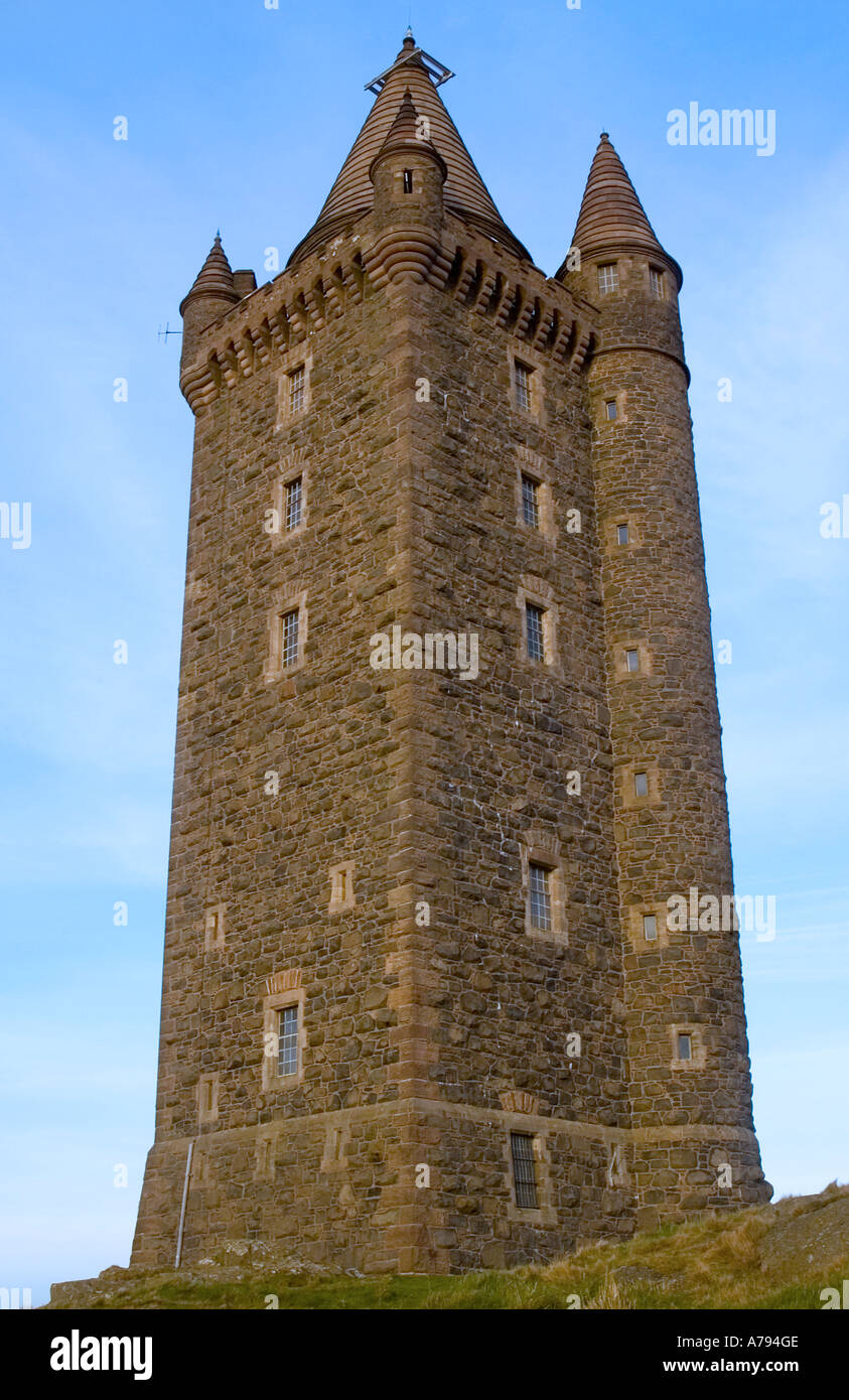 Scrabo Tower, County Down, Northern Ireland Stock Photo