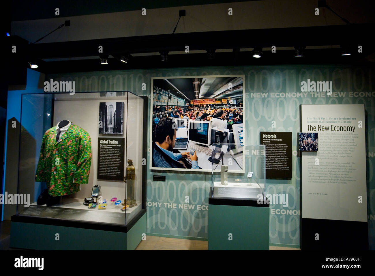 CHICAGO Illinois Interior of Chicago Historical Society museum new