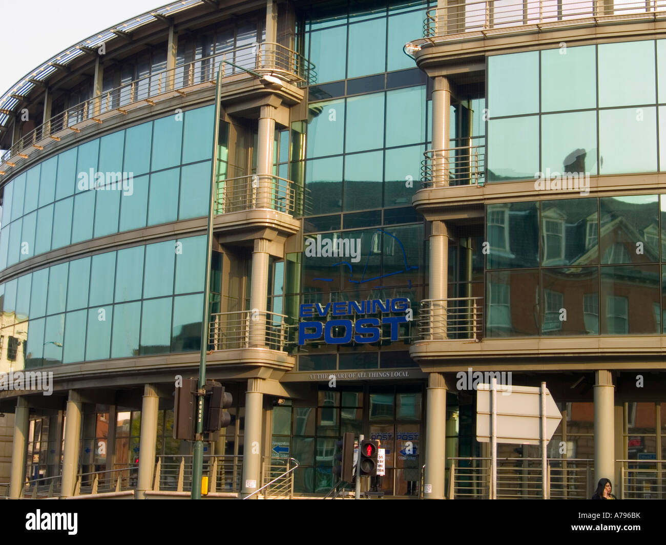 The Glass Exterior the Nottingham Evening Post Building, Nottingham