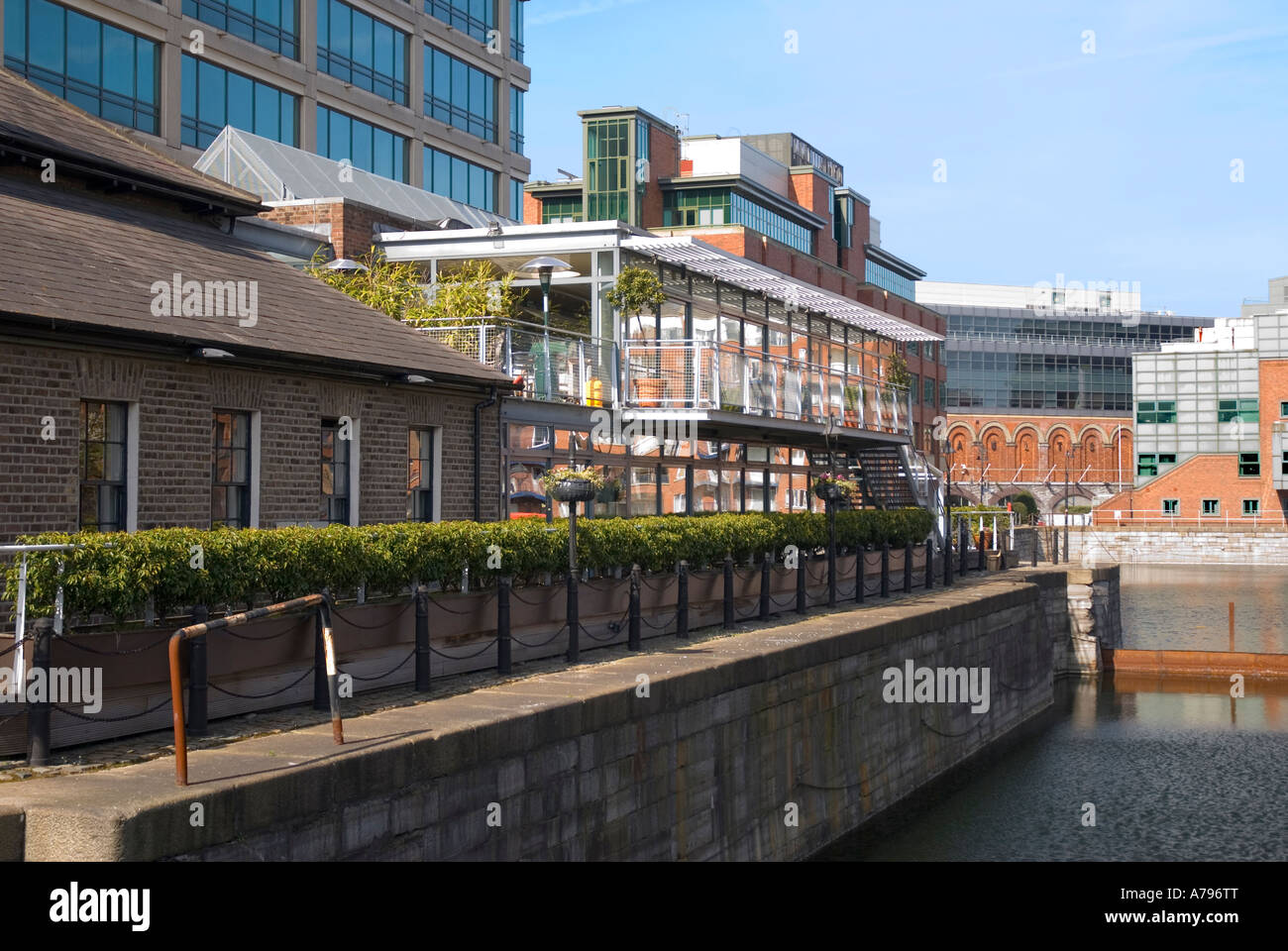 Restaurant by the Docks, Docklands, Dublin, Ireland Stock Photo Alamy
