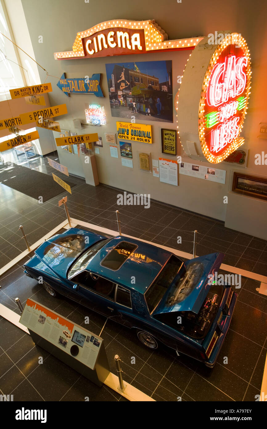 CHICAGO Illinois Interior of Chicago Historical Society museum in Old