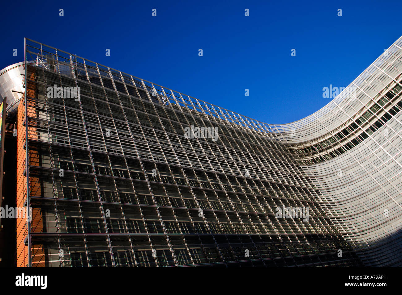 The Berlaymont European Commission Building in the EU Quarter Brussels Belgium Stock Photo