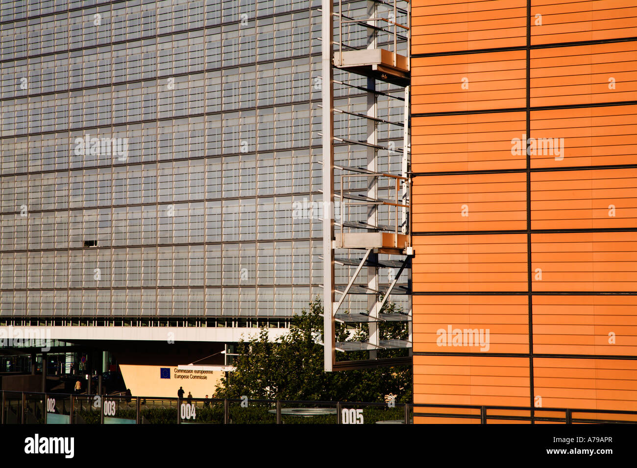 The Berlaymont European Commission Building in the EU Quarter Brussels Belgium Stock Photo