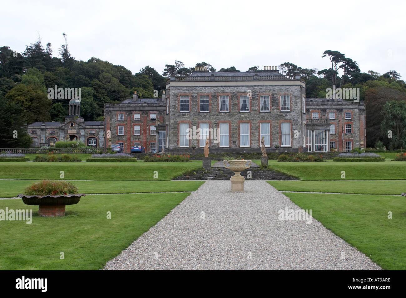 Bantry House front elevation in Bantry County Cork Ireland or Eire