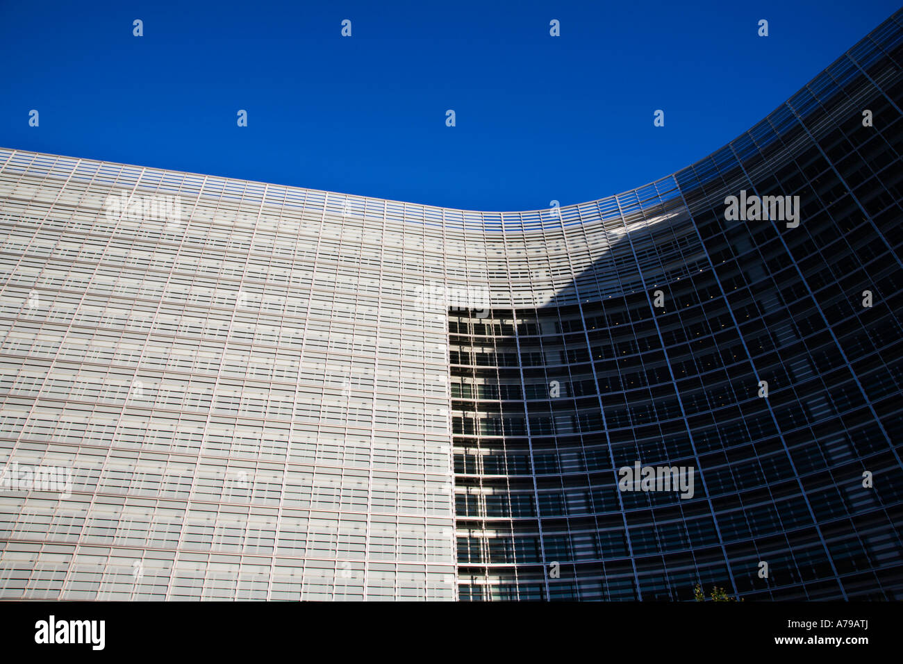 The Berlaymont European Commission Building in the EU Quarter Brussels Belgium Stock Photo