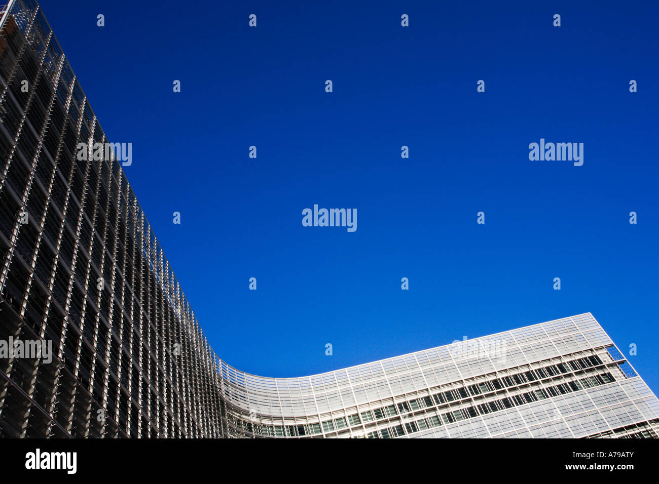 The Berlaymont European Commission Building in the EU Quarter Brussels Belgium Stock Photo