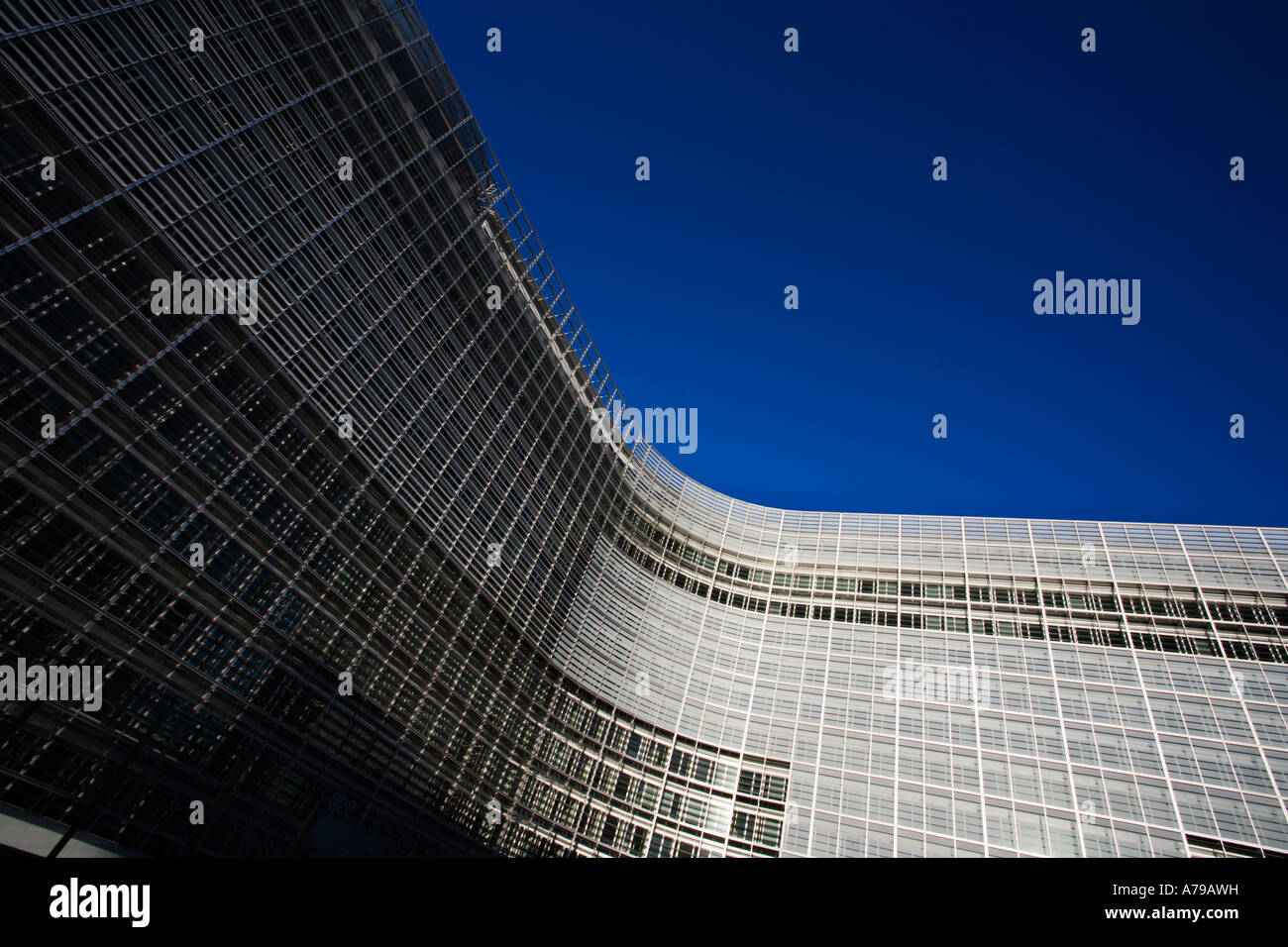 The Berlaymont European Commission Building in the EU Quarter Stock Photo