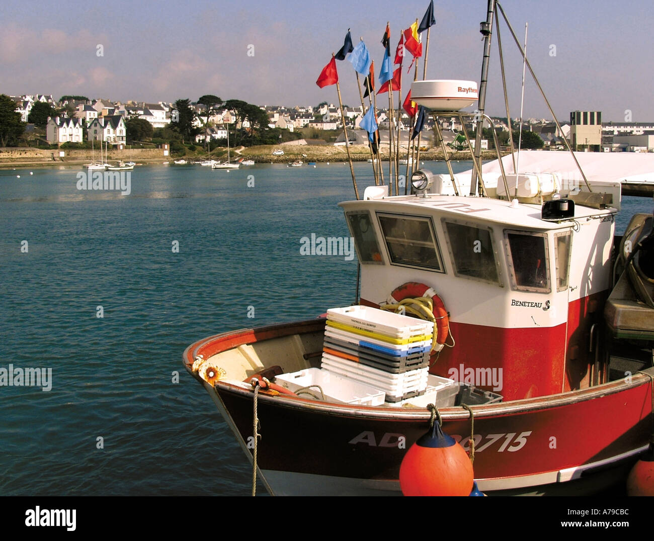 france brittany audierne Stock Photo