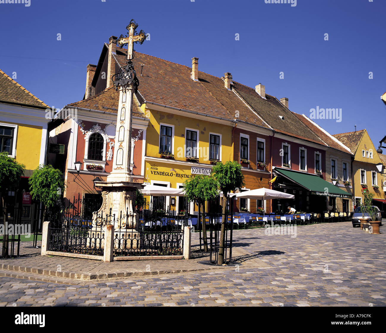 Szentendre village near Budapest Hungary Stock Photo