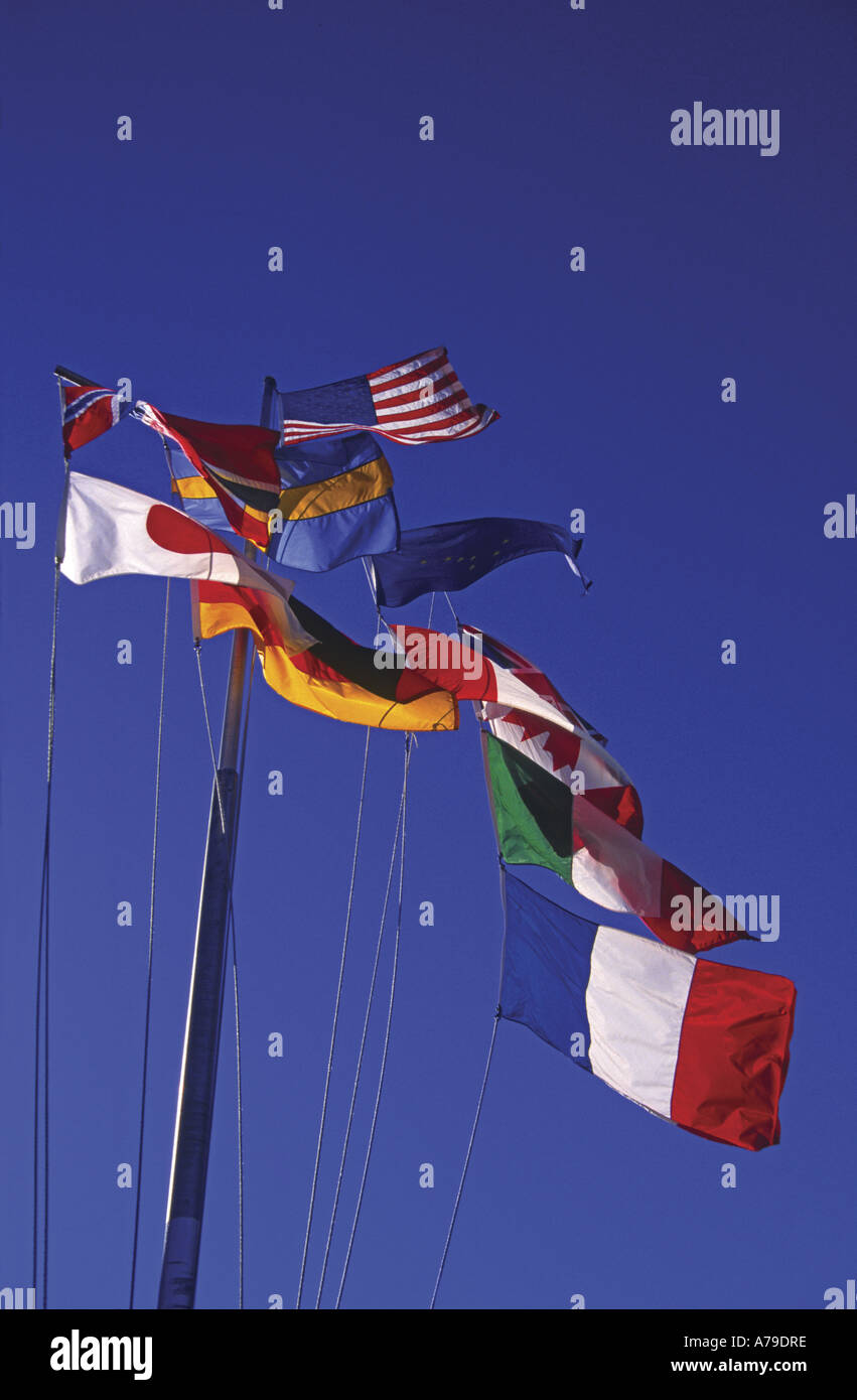 United nations flags hi-res stock photography and images - Alamy