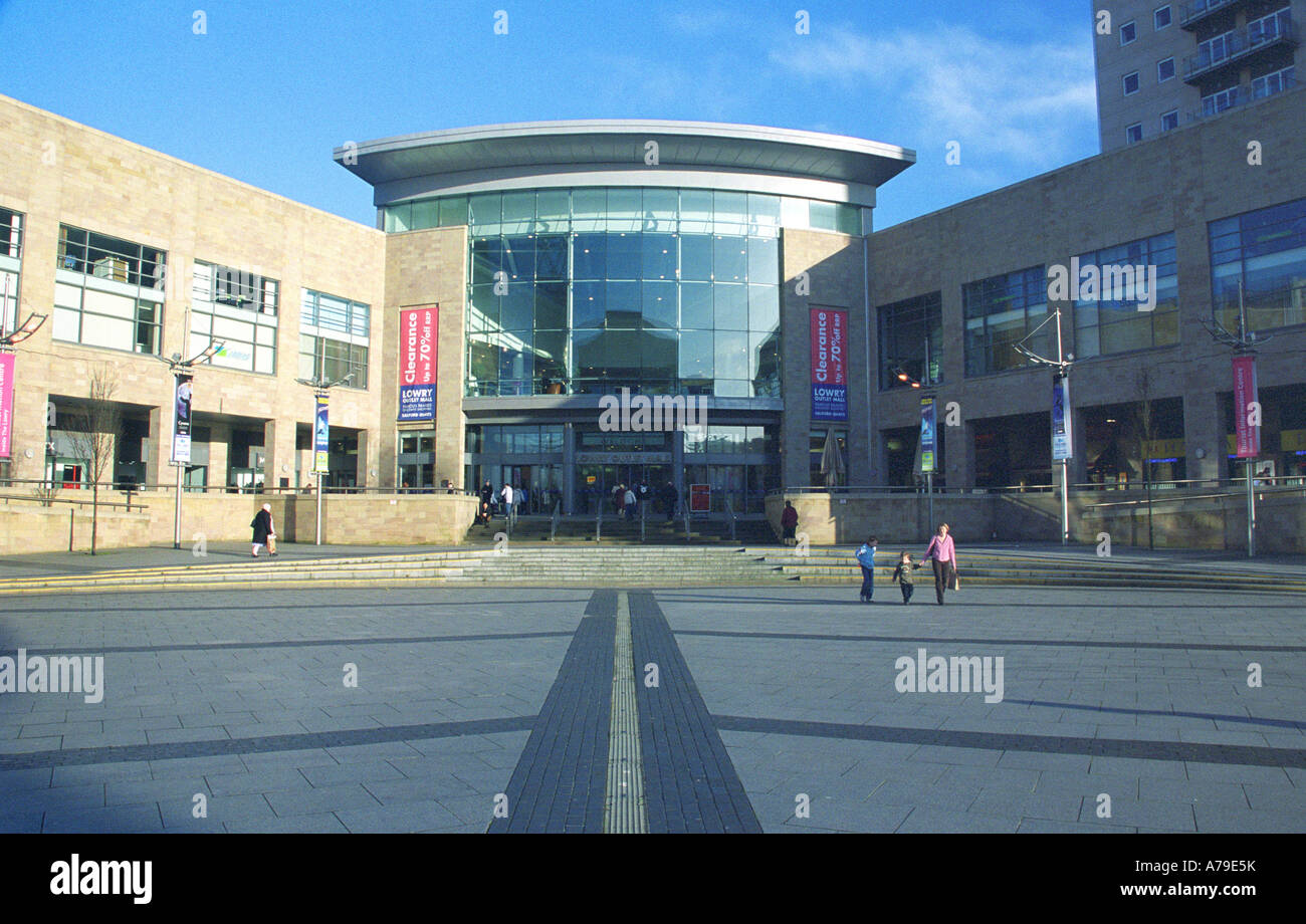 Lowry Outlet Mall Entrance, Salford Quays, Salford, England Stock Photo