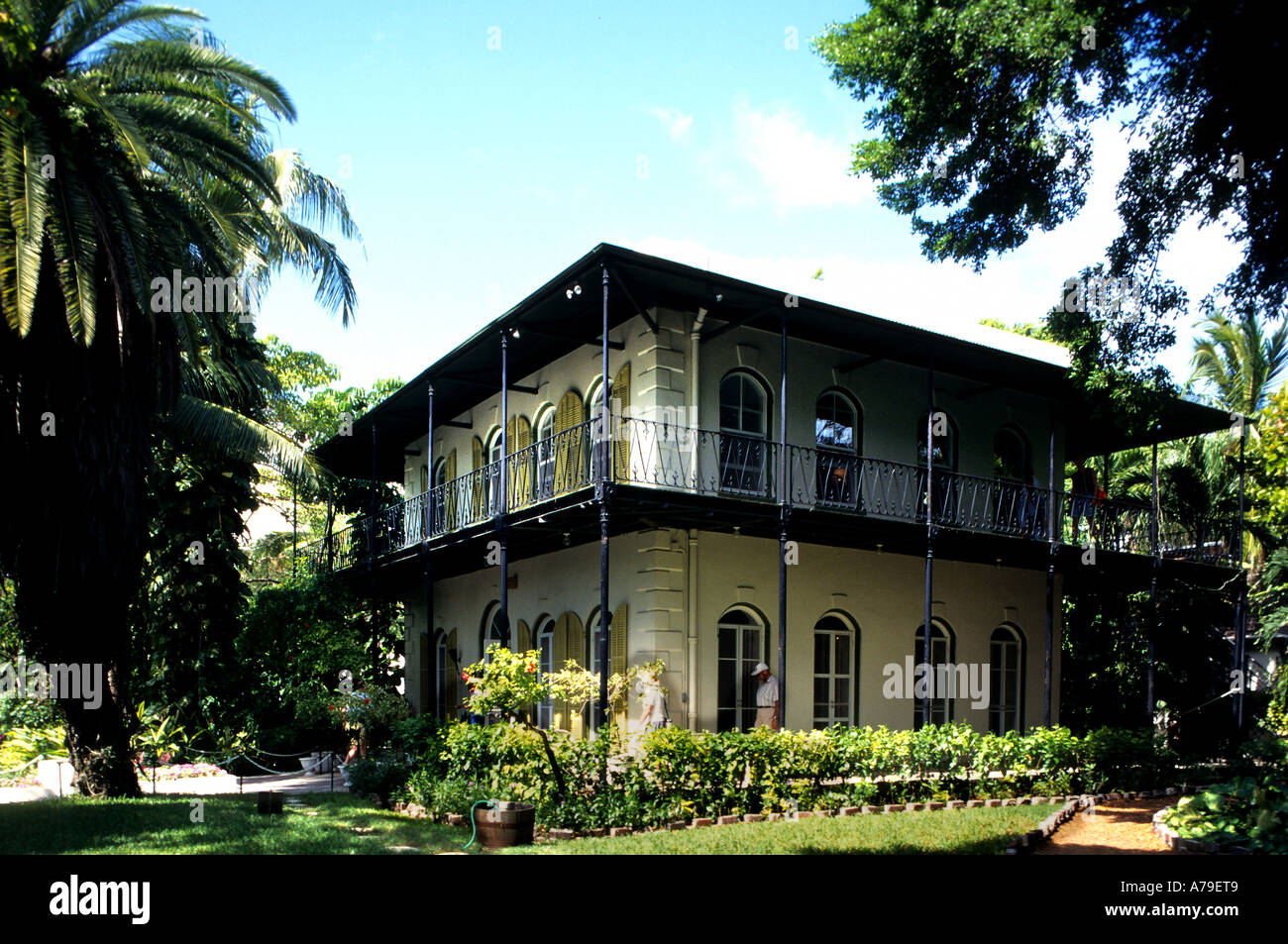 Villa Ernest Miller Hemingway Key West Florida Stock Photo