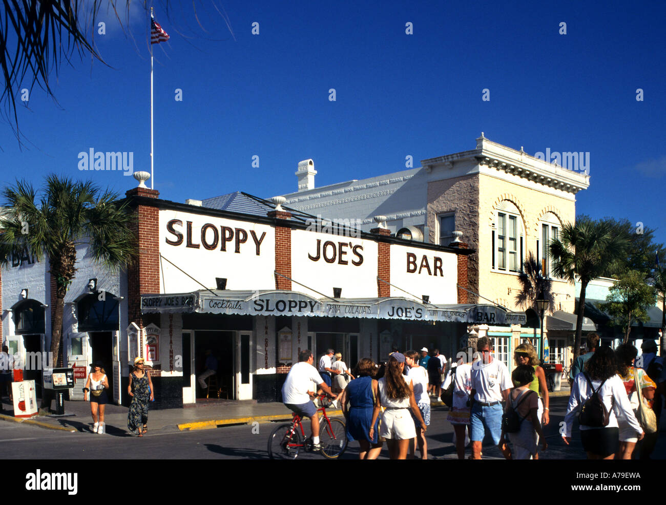 Sloppy Joes Bar Ernest Hemingway Key West Florida Stock Photo