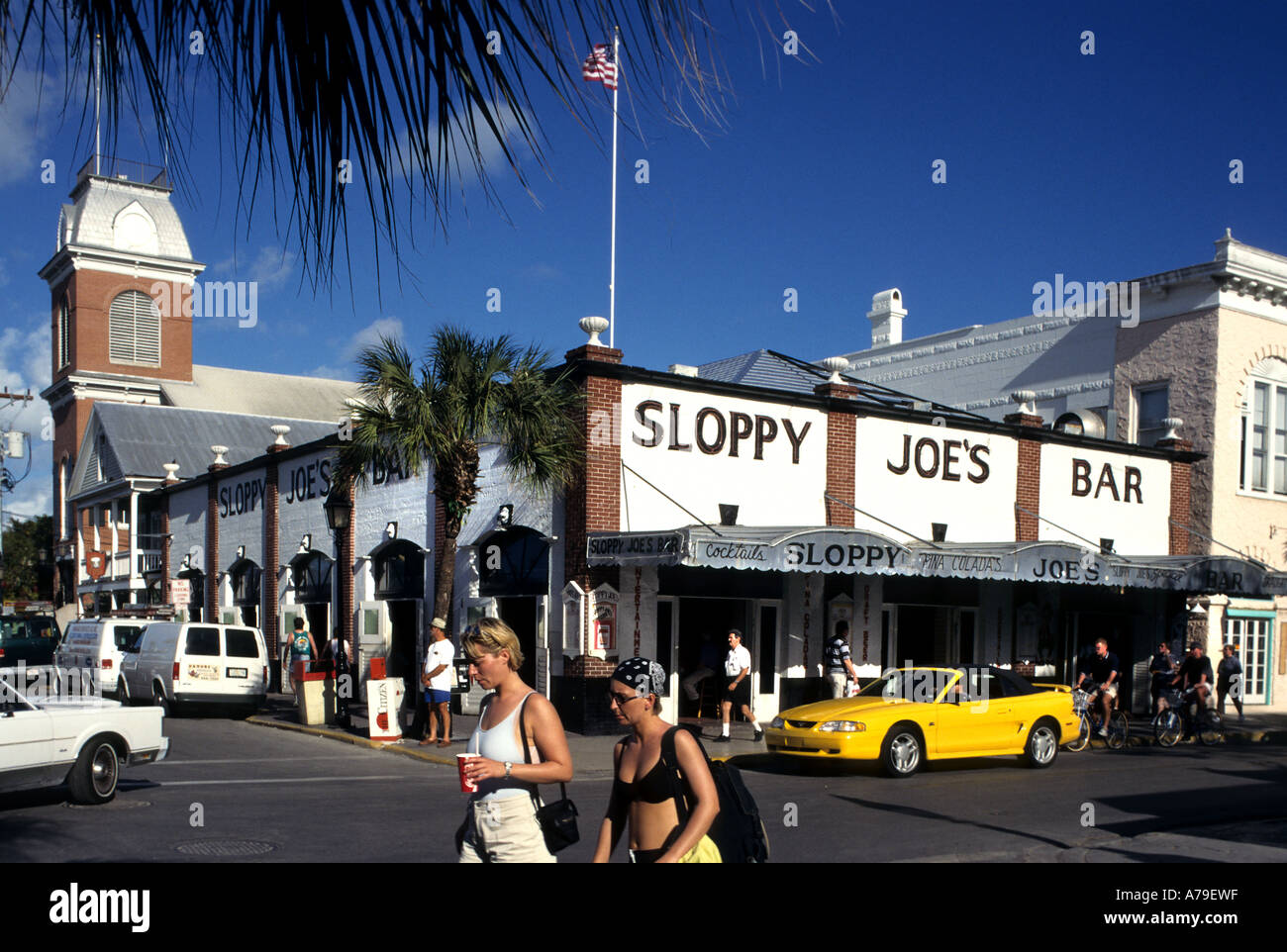 Sloppy Joes Bar Ernest Hemingway Key West Florida Stock Photo Alamy