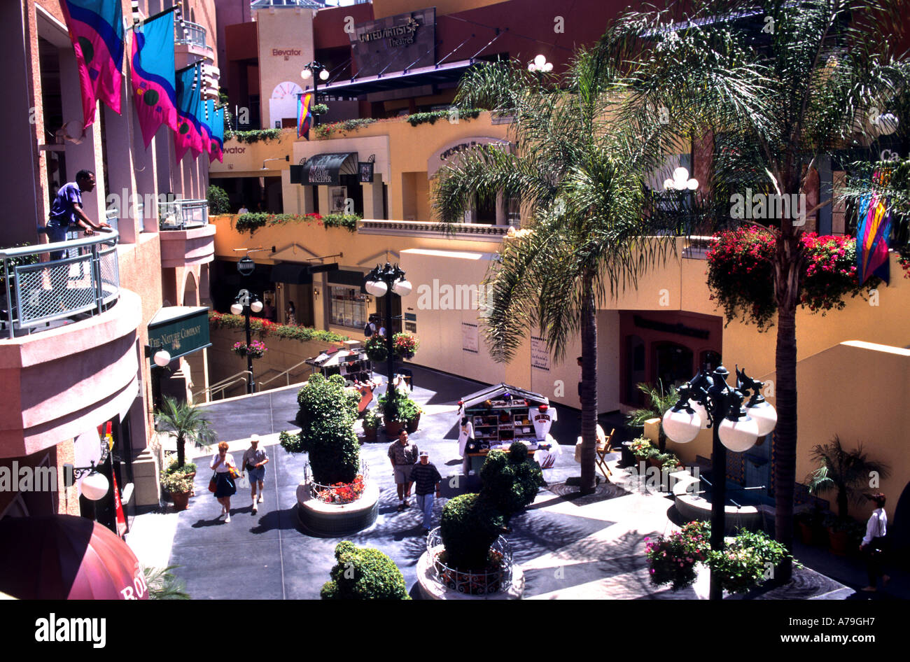 San Diego Westfield Horton Plaza Shopping Mall USA Stock Photo Alamy