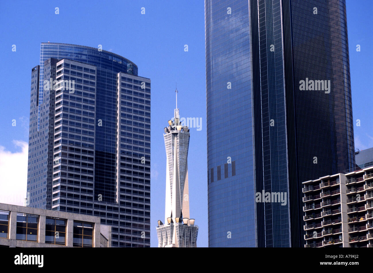 California United States Los Angeles Downtown Civic Center Stock Photo