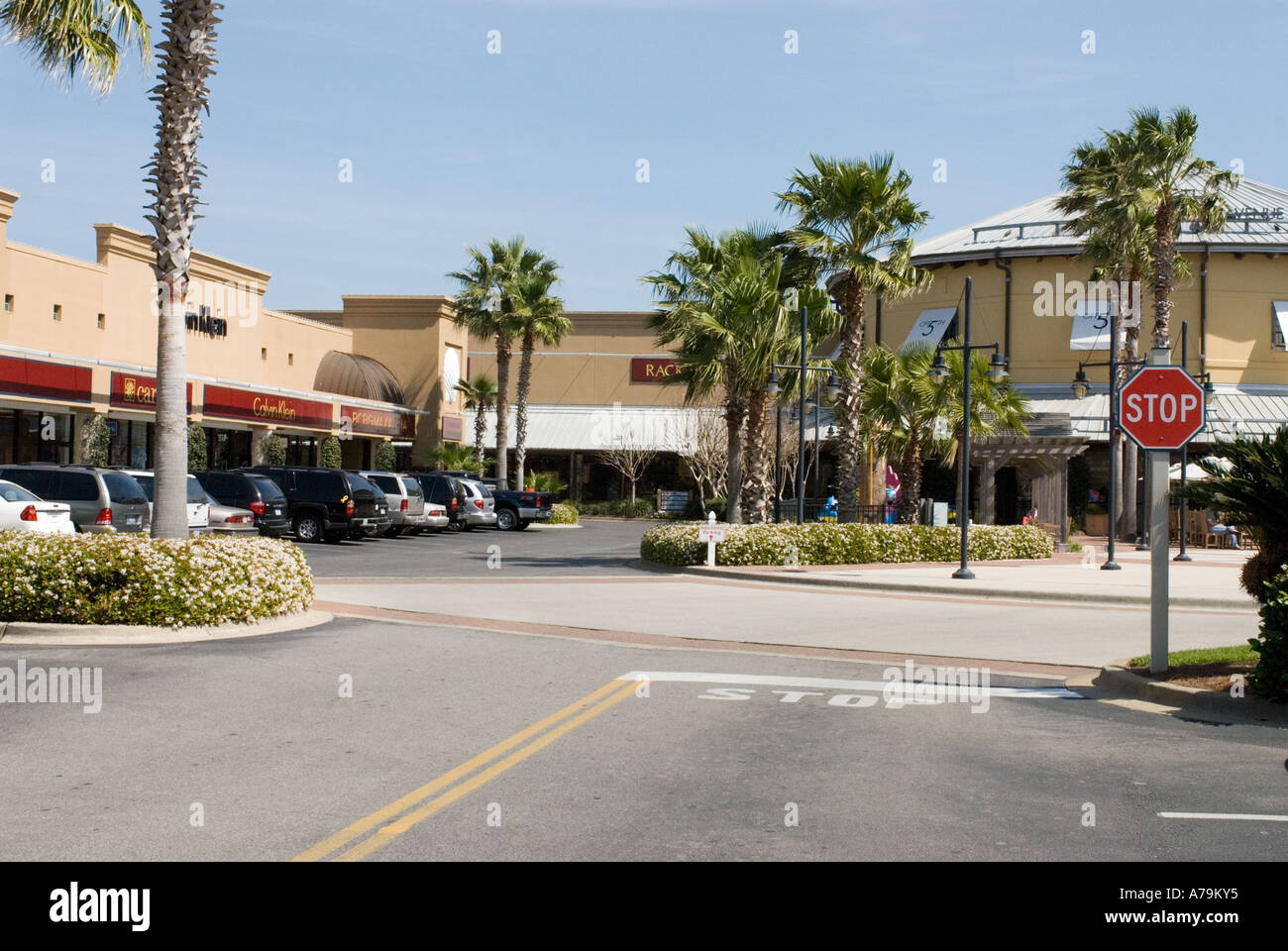 Large factory outlet mall in Destin Florida USA A shopping meca ...