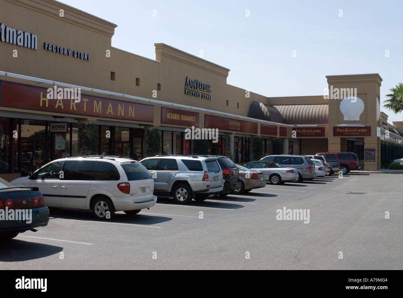 Large factory outlet mall in Destin Florida USA A shopping meca Stock Photo
