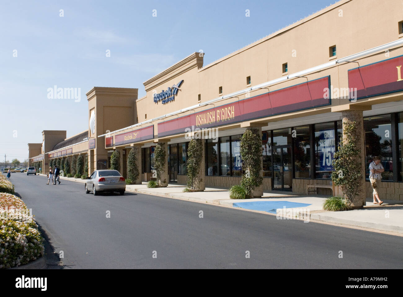 Large factory outlet mall in Destin Florida USA A shopping meca Stock Photo  - Alamy