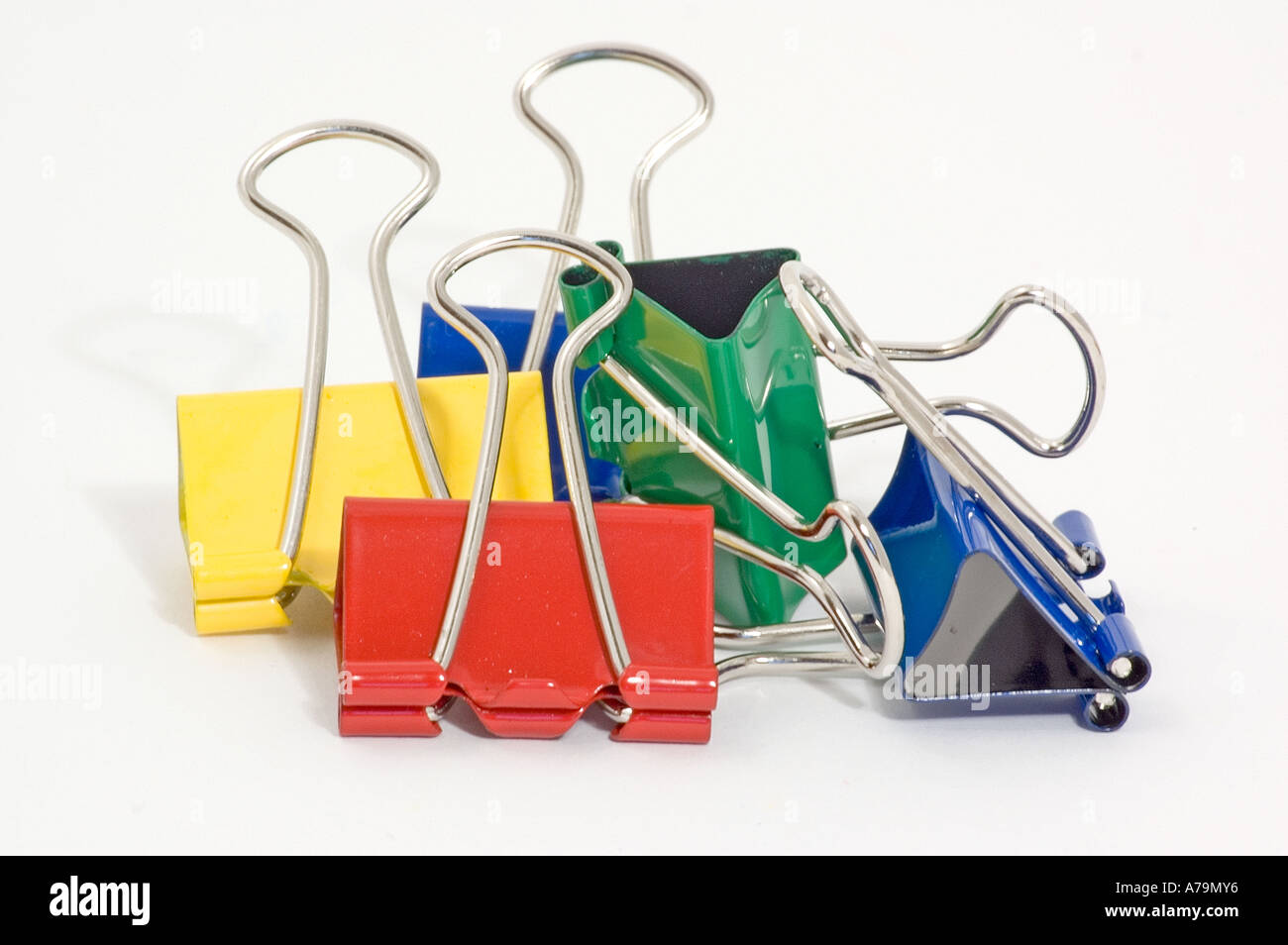 Bulldog clips Stock Photo