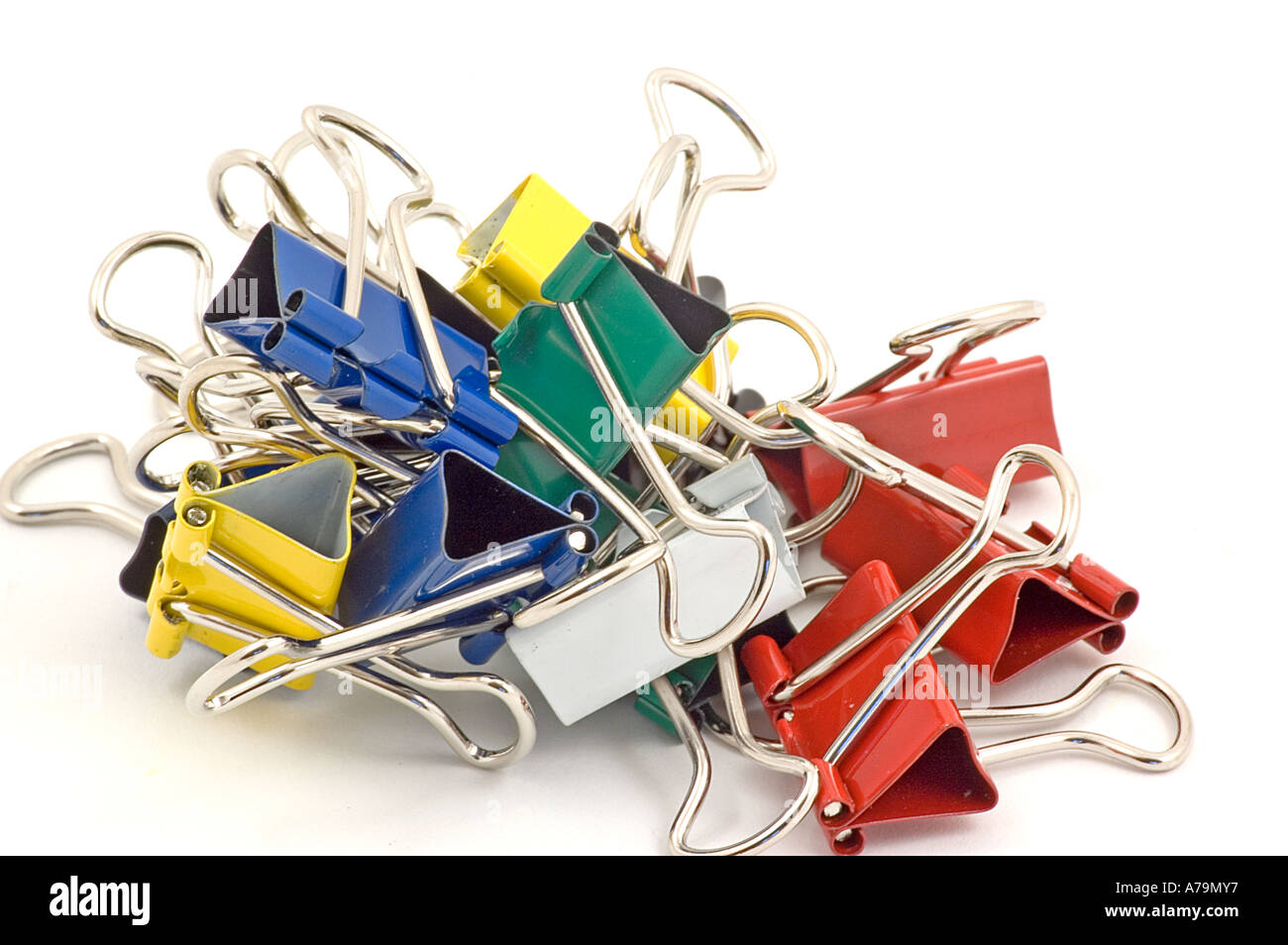 Coloured bulldog clips hires stock photography and images Alamy