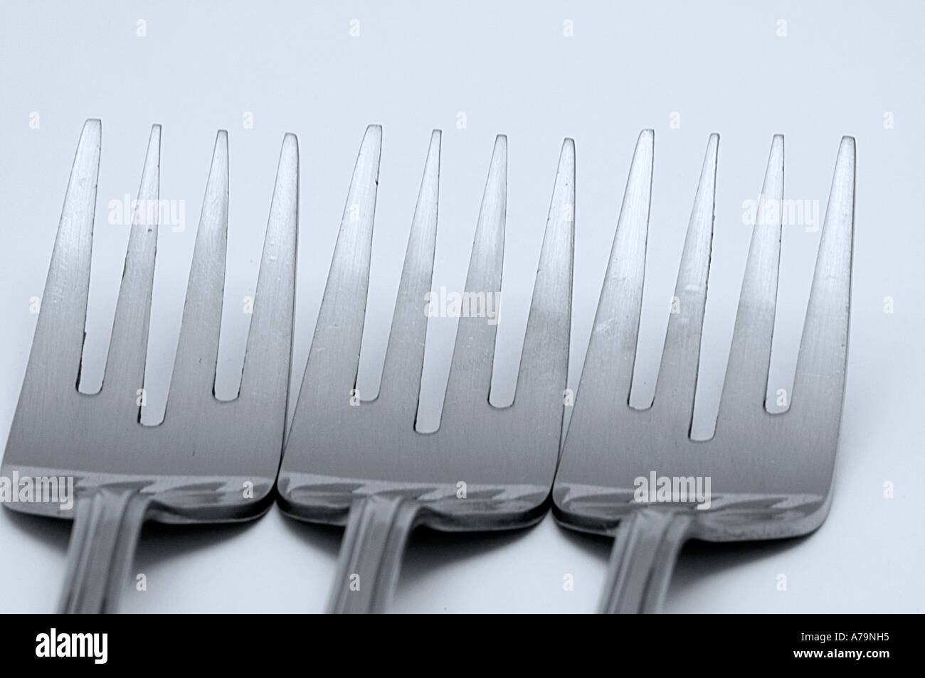 3 forks hi-res stock photography and images - Alamy