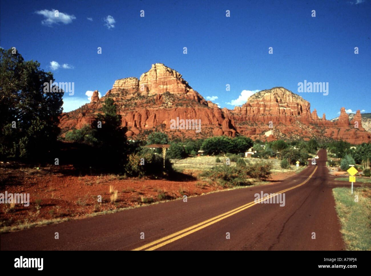 ARIZONA highway in the American West Stock Photo