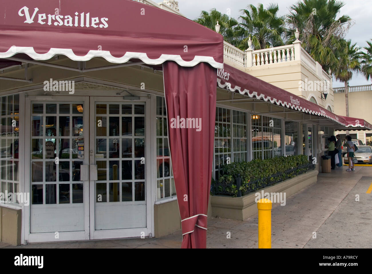Entrance to the famous Versailles Restaurant in the Little Havana