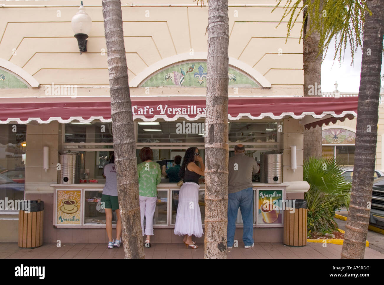 Coffee bar at the famous Cafe Versailles in the Little Havana section