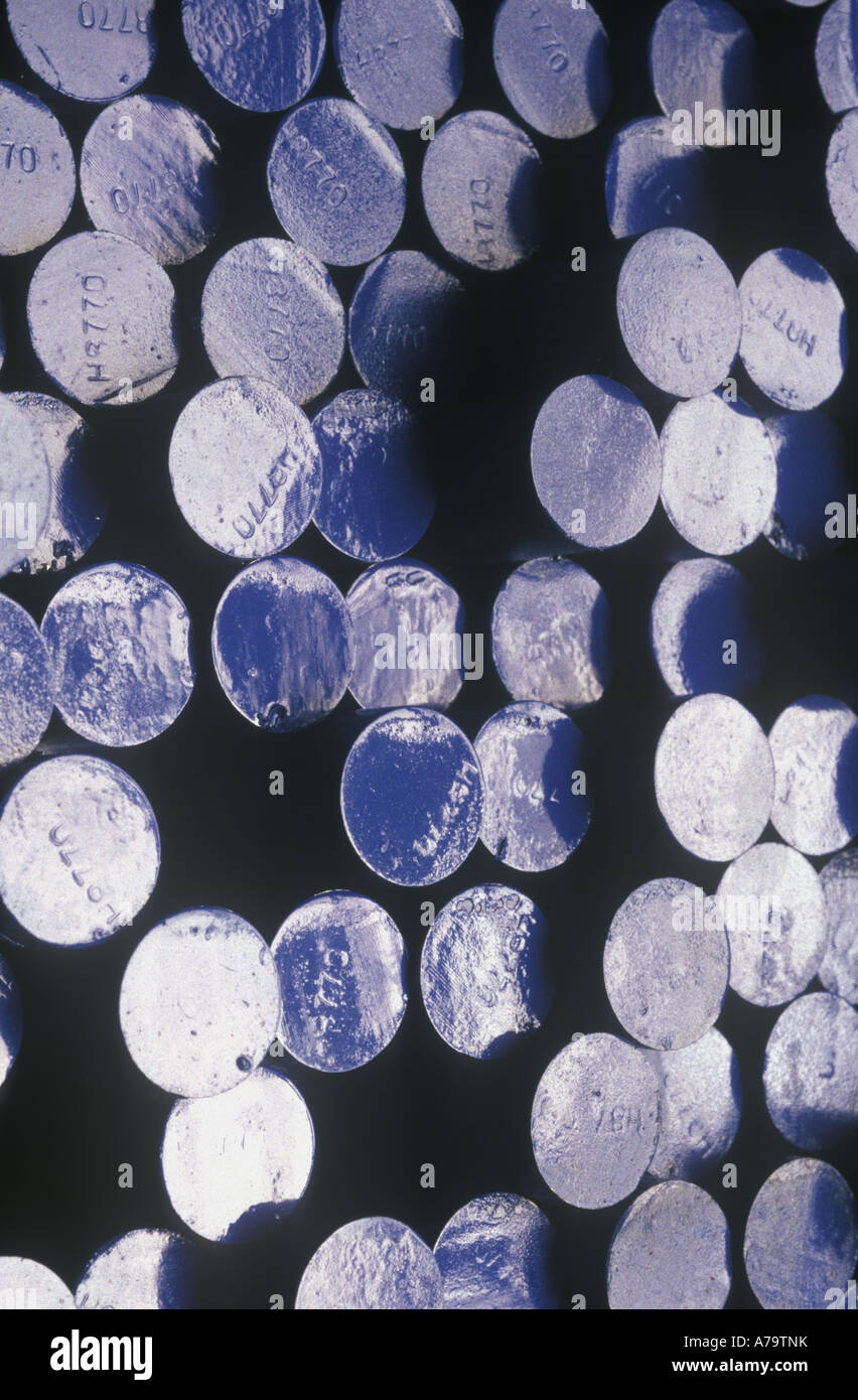 Stamped Rods Stack of iron stamped rods Stock Photo - Alamy