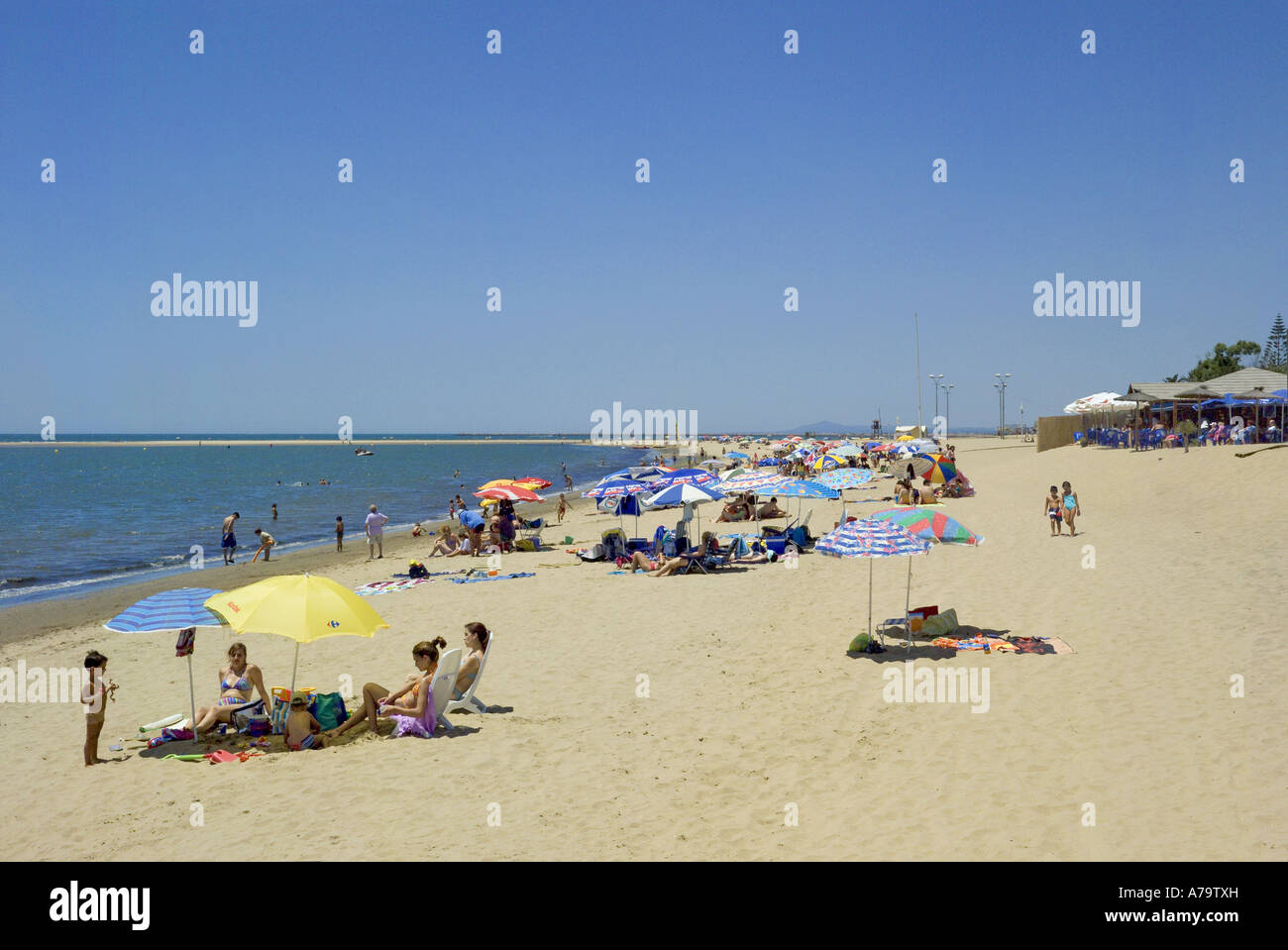 Spain, Costa de la Luz, Isla Canela beach Stock Photo