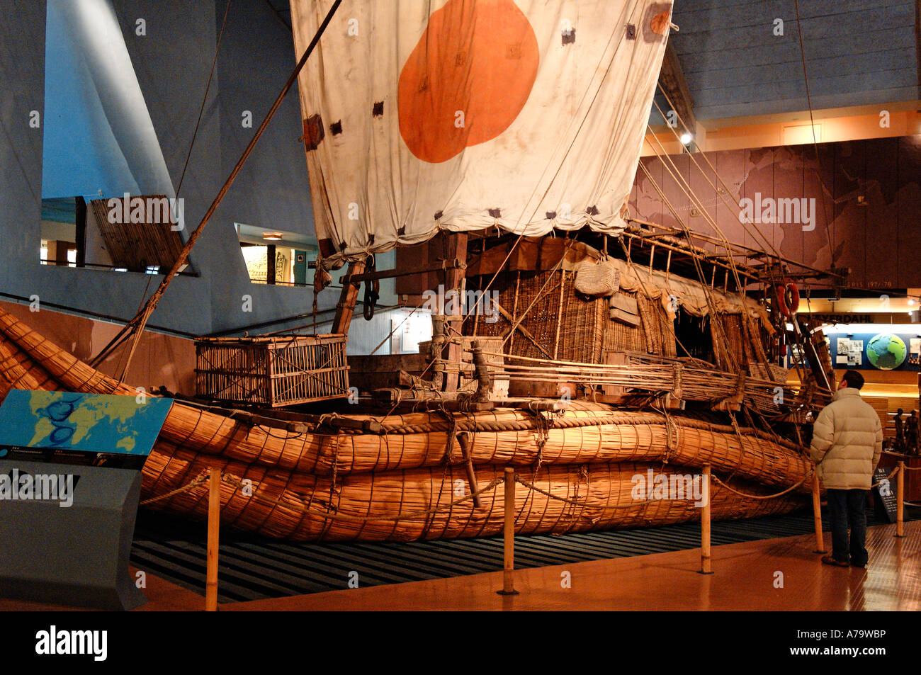 Kon Tiki Museum in Oslo featuring archaeology and cultural history Stock Photo