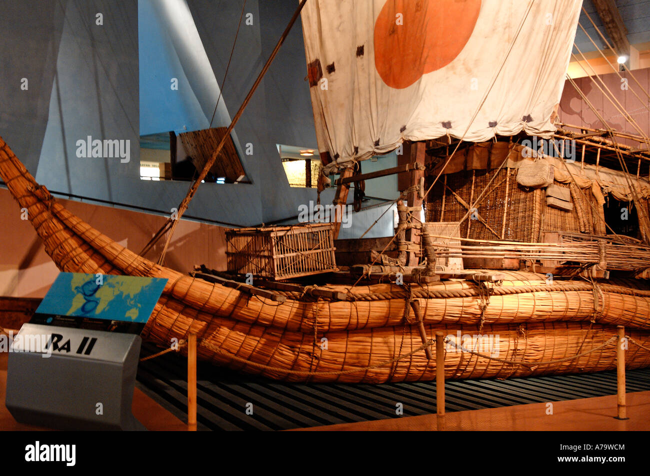 Kon Tiki Museum in Oslo featuring archaeology and cultural history Stock Photo
