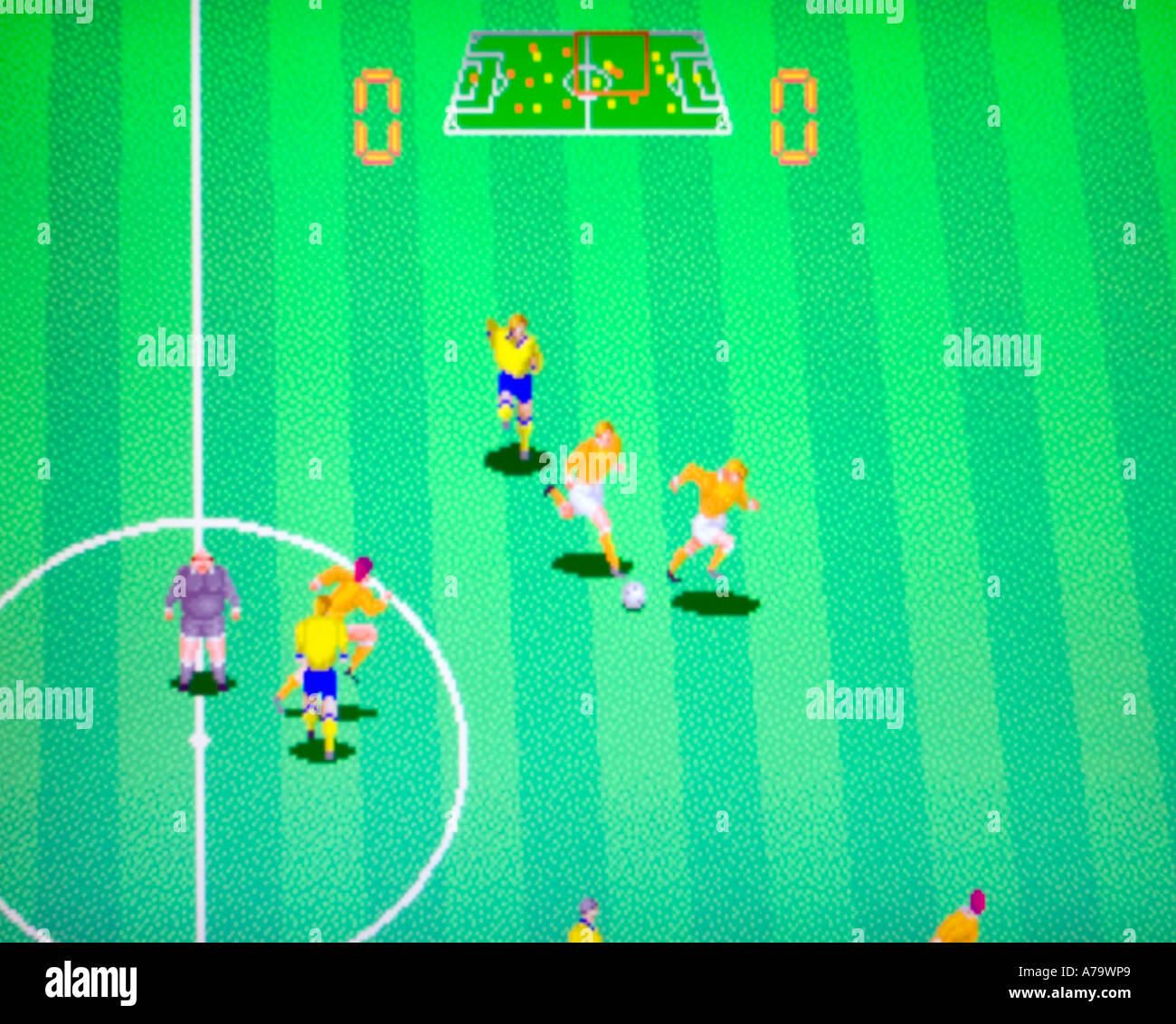 Football Champ Taito 1990 vintage arcade videogame screenshot