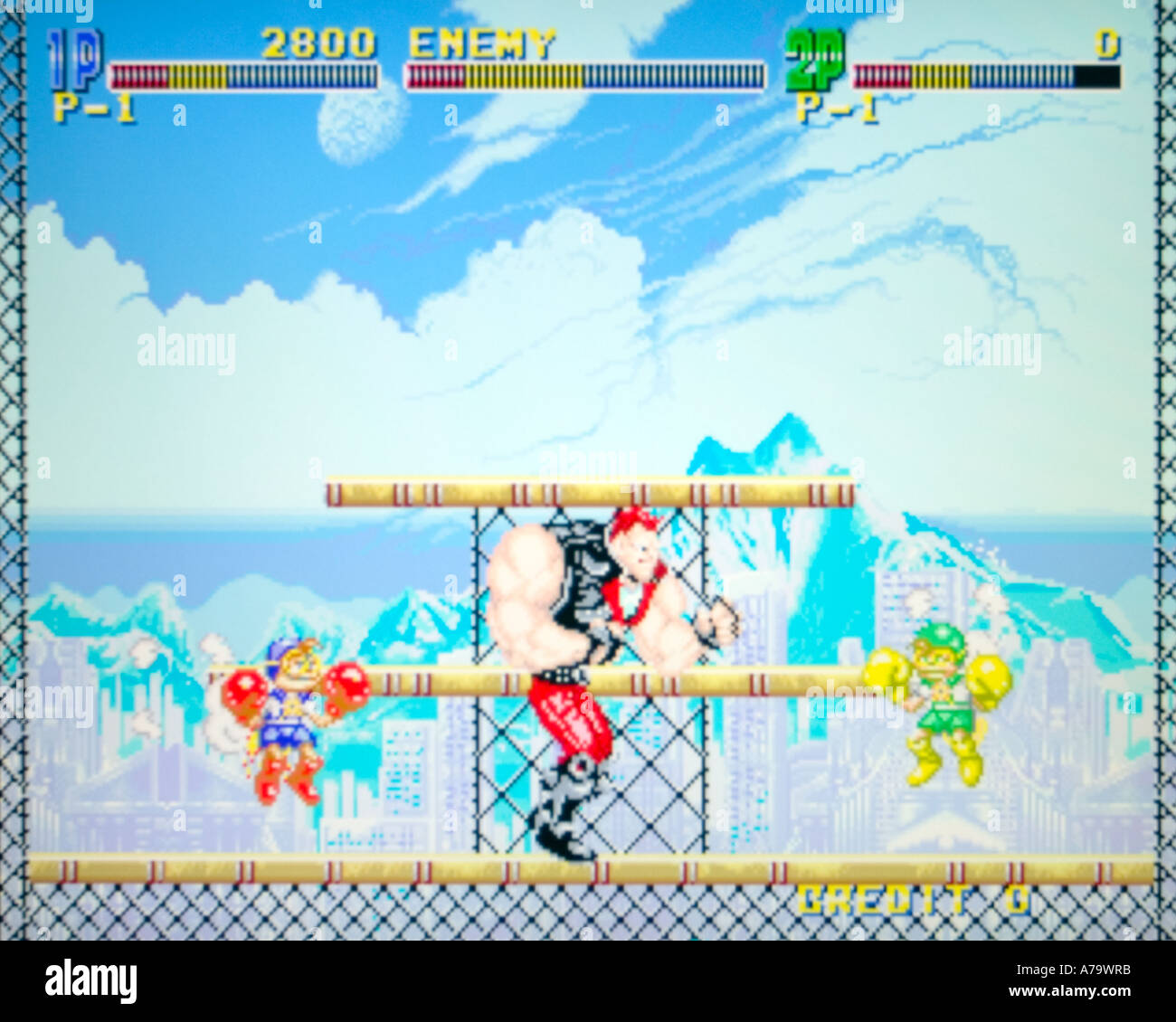 Funky Jet Mitchell Corp 1992 vintage arcade videogame screenshot